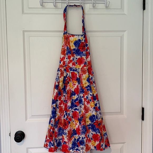 Vibrant Floral Summer Dress. Girls size 14. - Picture 1 of 4